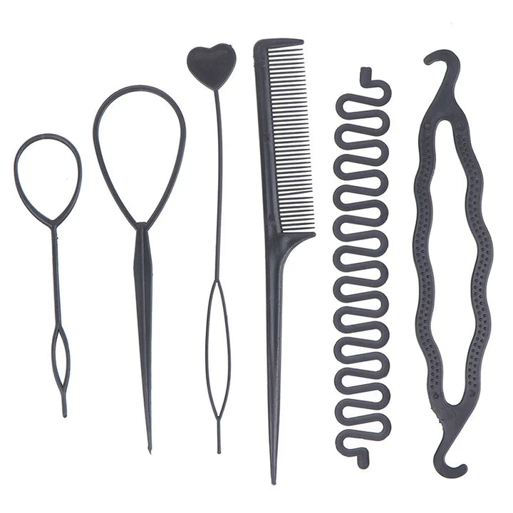 Beauty-Accessoires: Haar-Tools zum Erstellen perfekter Zöpfe und Pferdeschwänze für Damen & Mädchen.