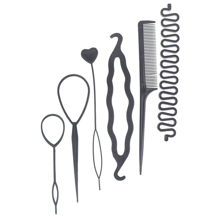 Haar-Accessoires für Mädchen und Damen: Styling-Set für elegante Zöpfe und Pferdeschwänze.