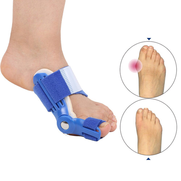 Unisex Hallux Valgus Schiene geeignet für Frauen und Männer. Bietet Fußkorrektur und Linderung Tag und Nacht.