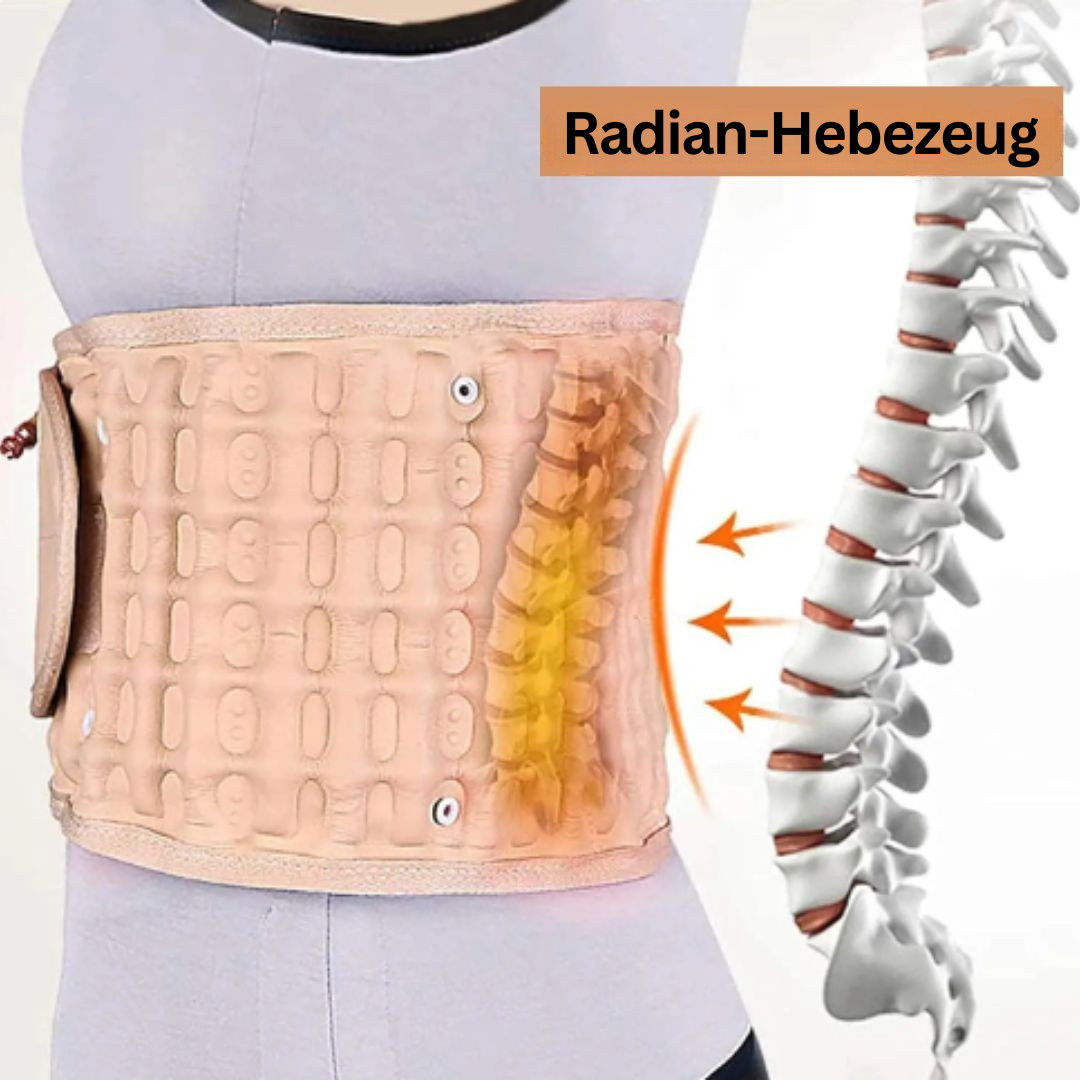 Dekompressionsgürtel und Rückenbandage, Unisex, bietet effektive Wirbelsäulenstütze für gesunden Rücken und Schmerzlinderung.