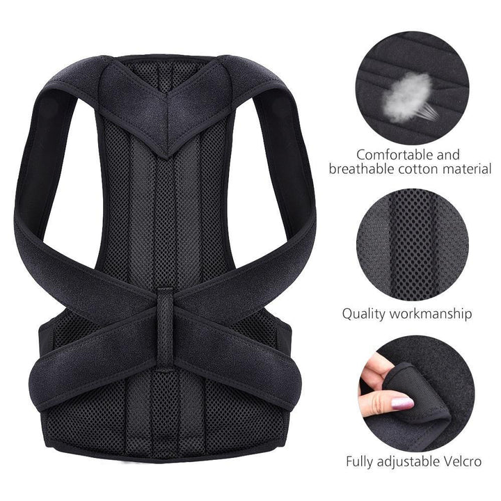 Verstellbare, komfortable Unisex Haltungskorrektur Schiene zur Stützung der Wirbelsäule und besseren Haltung.
