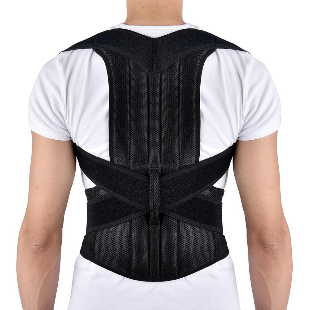 Ergonomische Rückenstütze für Skoliose-Patienten und allgemeine Haltungsverbesserung, verstellbar und unisex.
