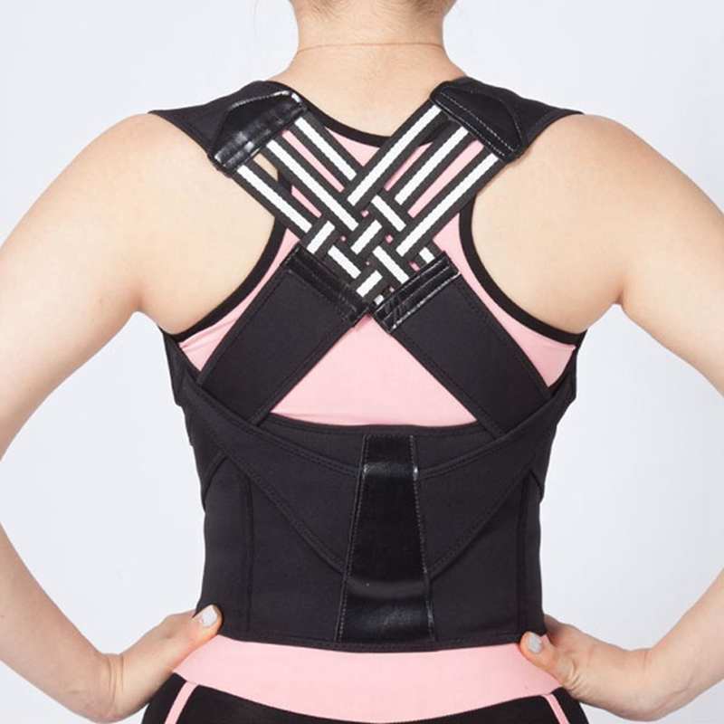 Unisex Rückenbandage für aktive Personen. Verbessert die Haltung beim Gehen & Stehen.