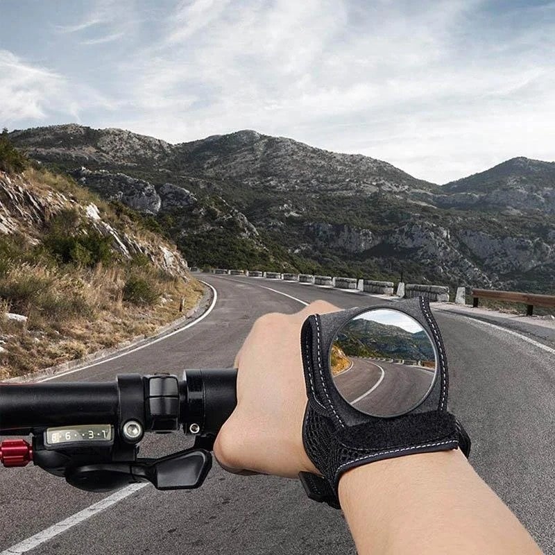 Unisex Handgelenk-Rückspiegel für sicheres Radfahren; klarer Blick nach hinten, mehr Sicherheit beim Pendeln.