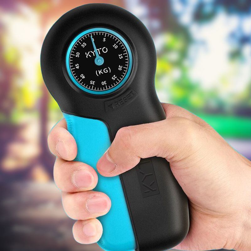 Unisex Handtrainer mit Kraftmessung für effektives Griffkrafttraining & Unterarmstärkung. Ergonomisches Fitnessgerät.