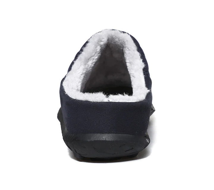 Kuschelige Unisex Hausschuhe, rutschfeste Sohle, ideal für kalte Böden.