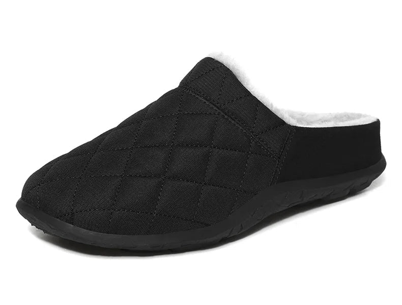 Warme Herren Pantoffeln, rutschfeste Sohle, bequem und kuschelig zuhause.