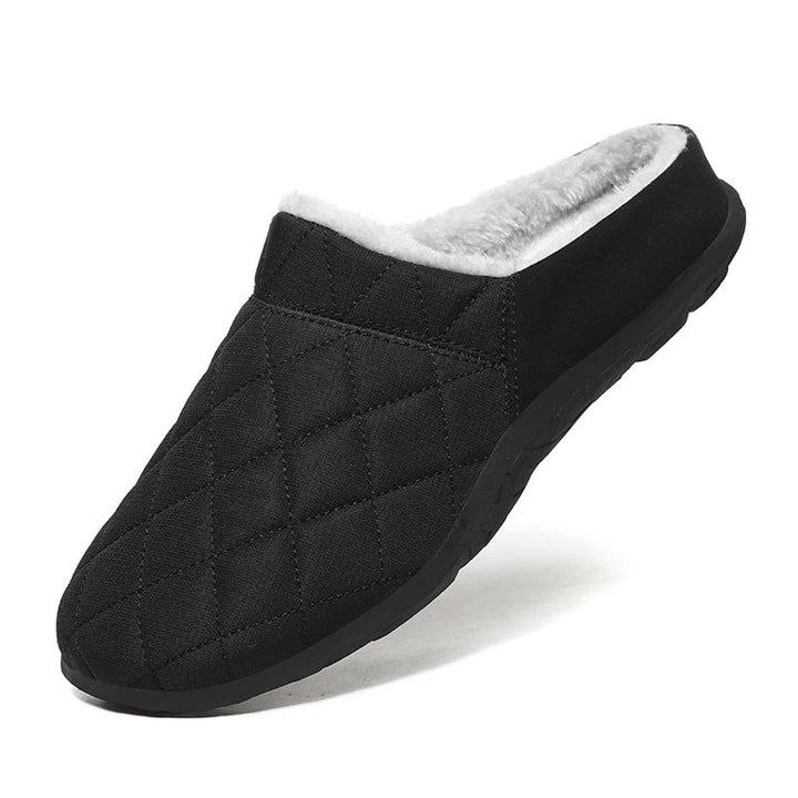 Warme Damen & Herren Hausschuhe, rutschfeste Sohle, ideal für zuhause.