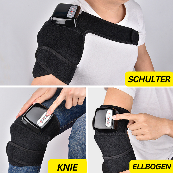 Komfortables Infrarot Gelenkmassagegerät zur gezielten Therapie und Entspannung von Knie, Schulter & Ellenbogen.