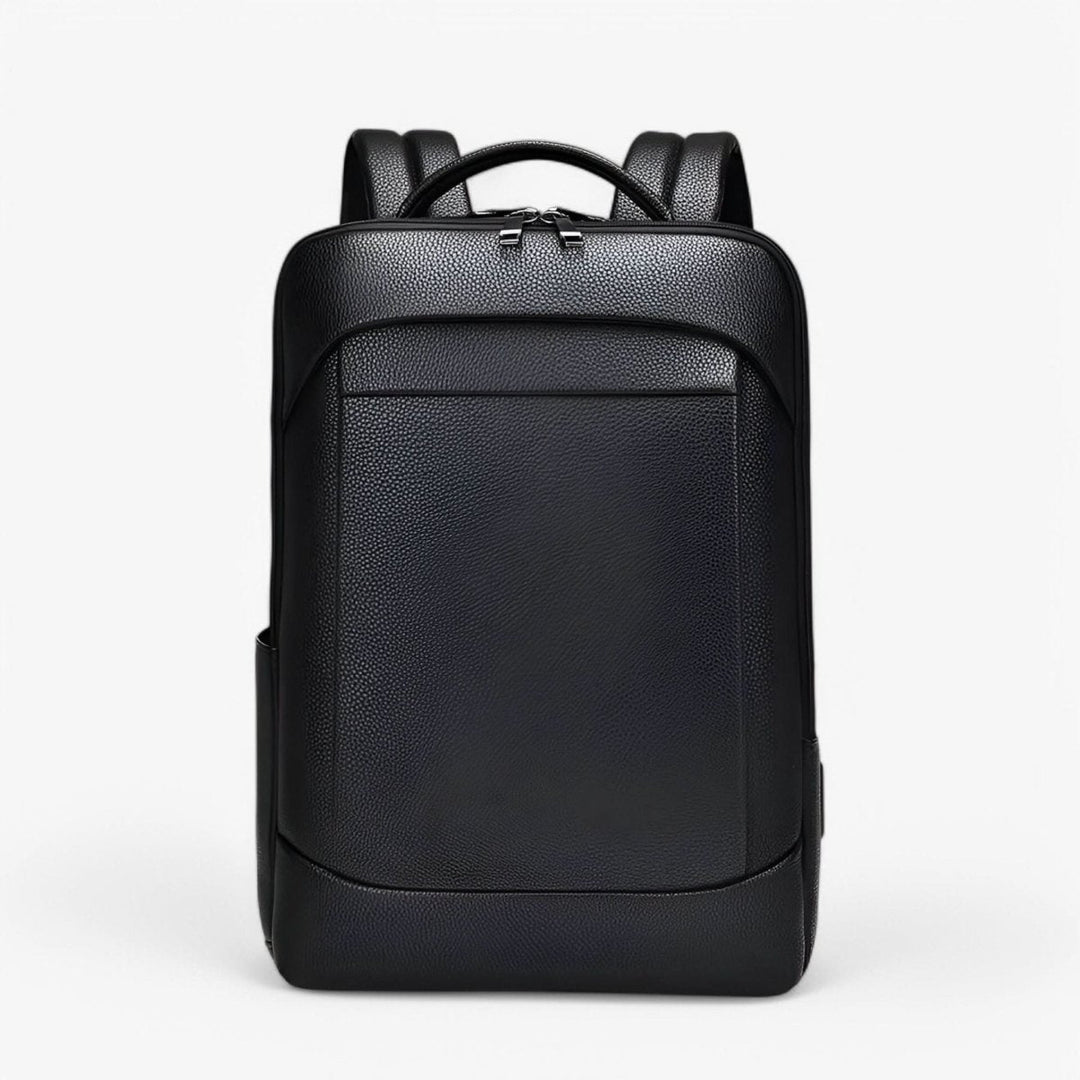 Hochwertiger Laptop Rucksack in Schwarz, ideal für den Schutz von Geräten im urbanen Alltag.