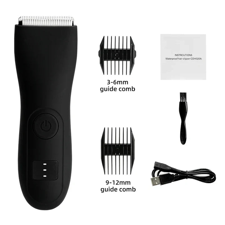 Unisex Intimrasierer & Körpertrimmer für glatte Haut, präzise Haarentfernung, wiederaufladbar.