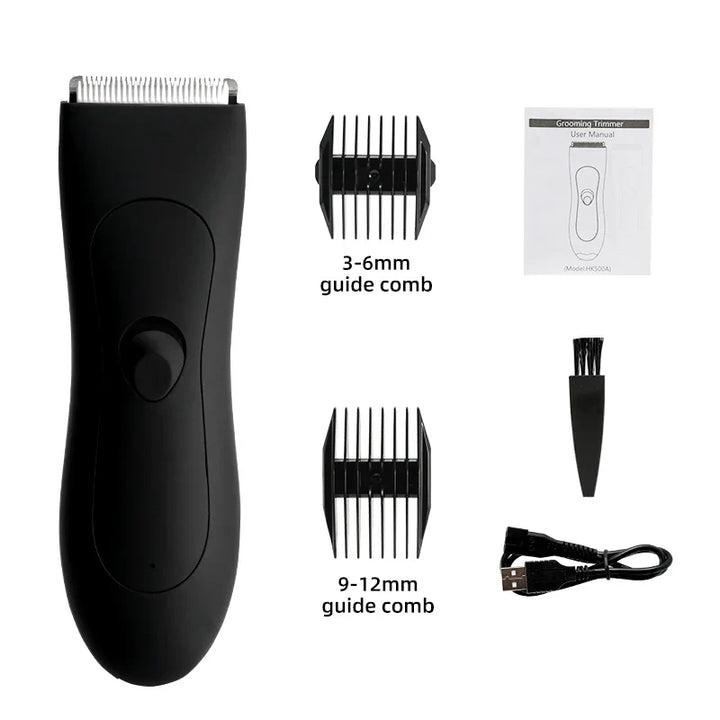 Erleben Sie seidenweiche Haut mit dem innovativen Unisex Intimrasierer & Körpertrimmer für die Routine.