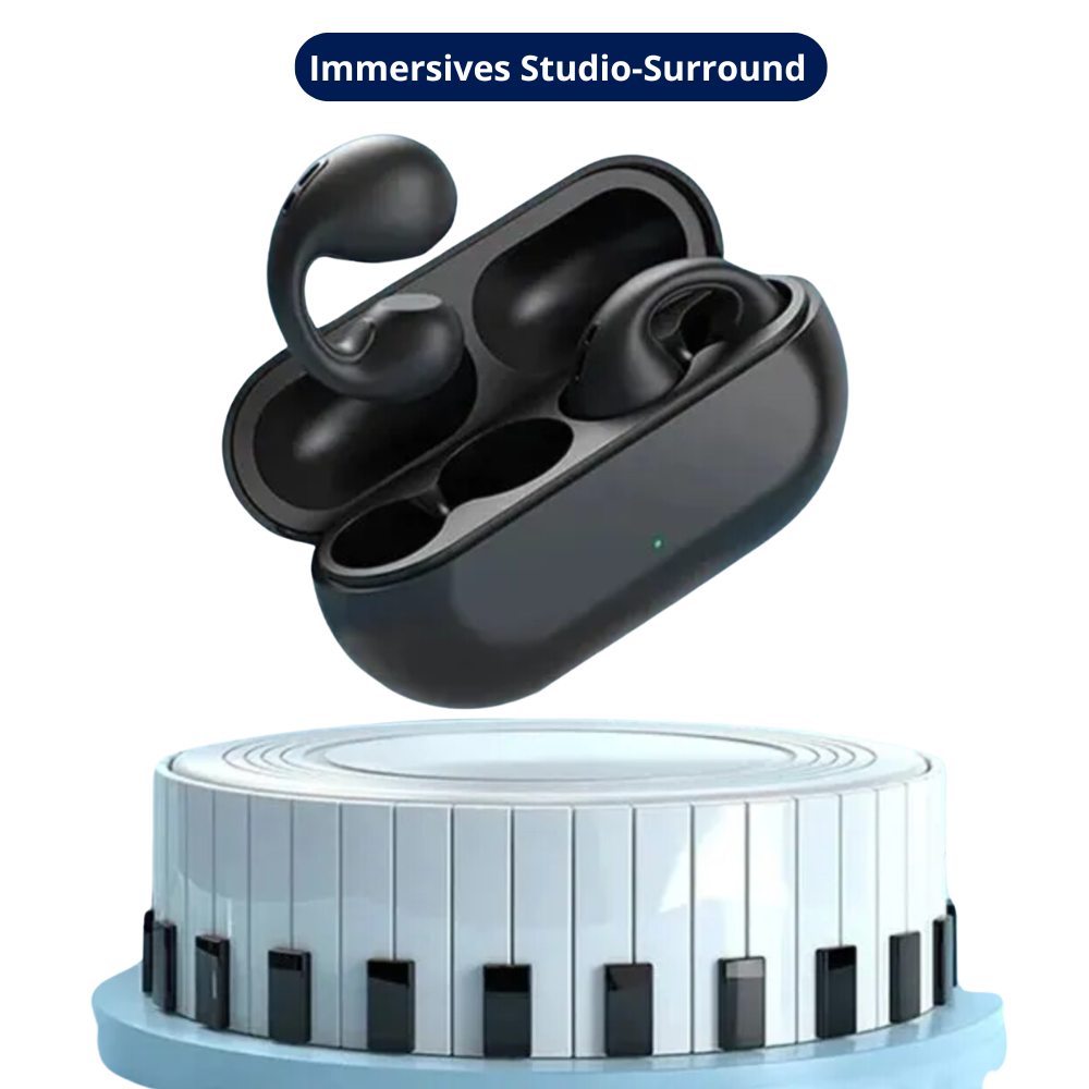 Komfortable Open-Ear Knochenschall Ohrhörer für Unisex. Bleiben Sie mit Ihrer Umgebung verbunden.