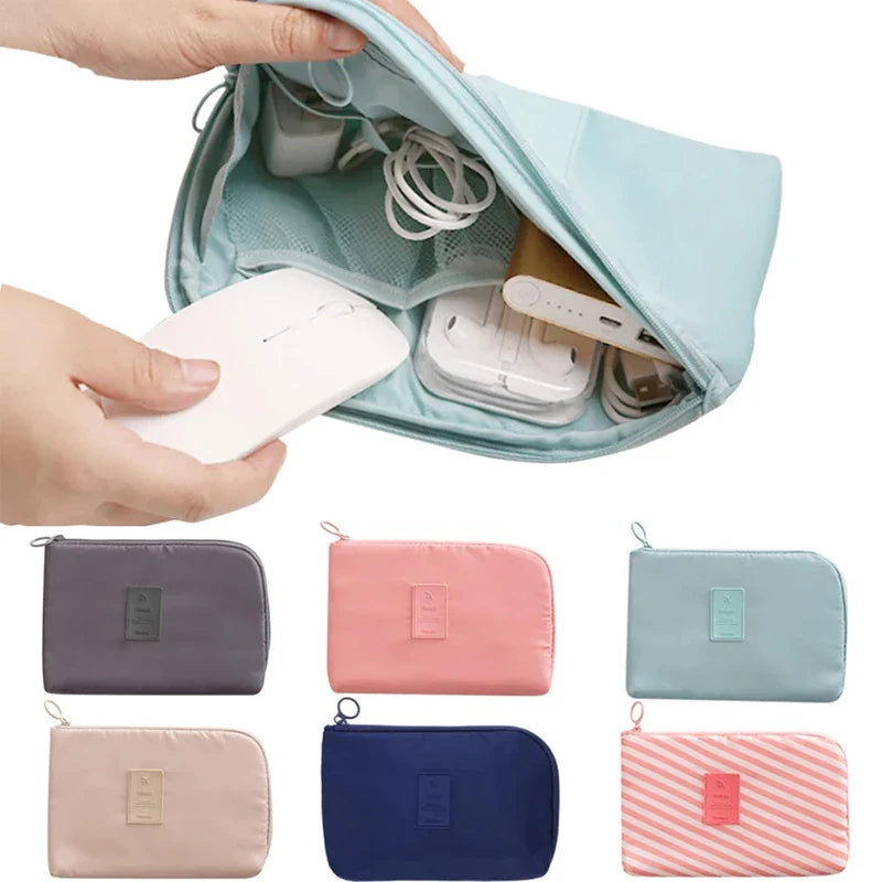 Unisex Kabeltasche Organizer: Wasserdichte, robuste Technik-Aufbewahrung für Reisen & Kabelmanagement.