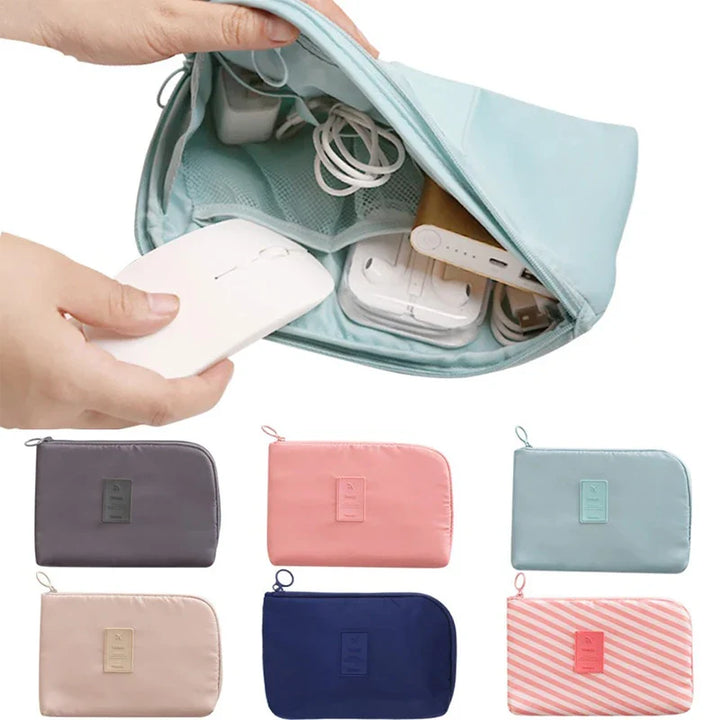 Unisex Kabeltasche Organizer: Wasserdichte, robuste Technik-Aufbewahrung für Reisen & Kabelmanagement.