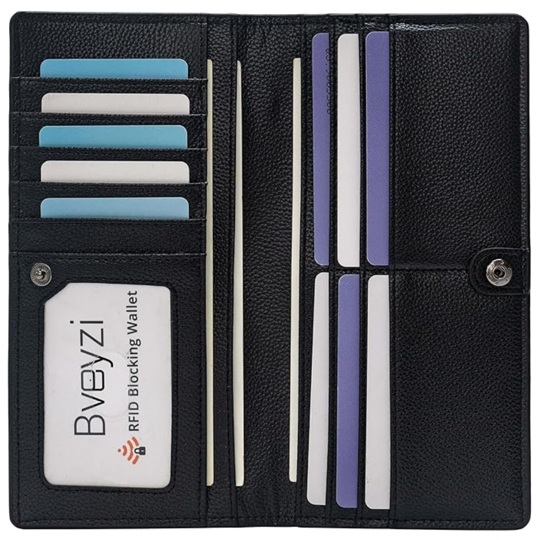 Geschenk: Unisex Kartenbörse mit RFID-Schutz. Schlank, sicher und praktisch für jeden.