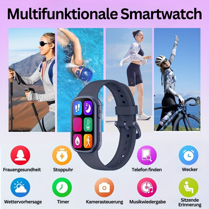 Hochwertige Kinder-Smartwatch mit langer Akkulaufzeit, Kamera, Wecker und vielen intelligenten Funktionen.