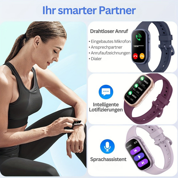 Geschenkidee: Wasserdichte Kinder-Smartwatch mit Herzfrequenzmesser, ideal für aktive Kinder.