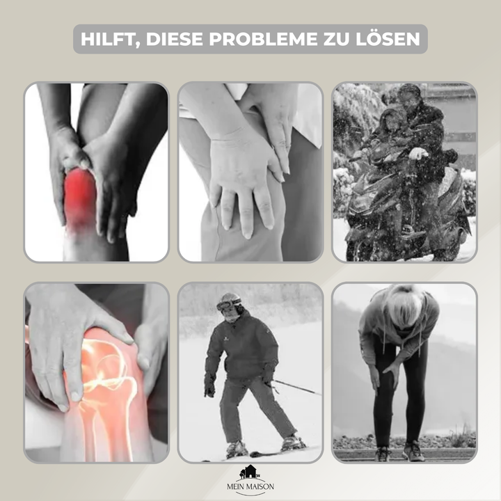 Unisex Knie Wärmer, Thermo Beinwärmer für schmerzfreie Wintertage, optimaler Gelenkschutz.