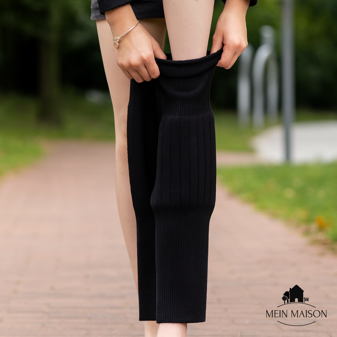 Komfortable Thermo Knie Wärmer, Unisex, für Muskellinderung & schmerzfreie Wintertage.
