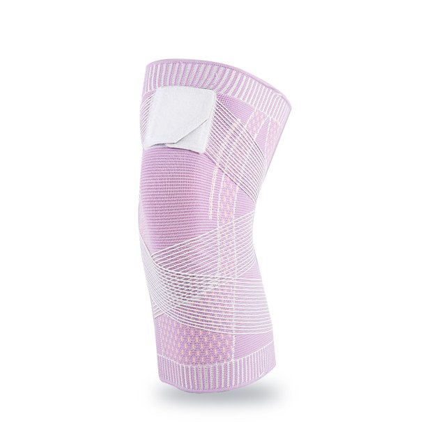 Nahaufnahme der Kniebandage, die die hochwertige, nahtlose Verarbeitung zeigt.