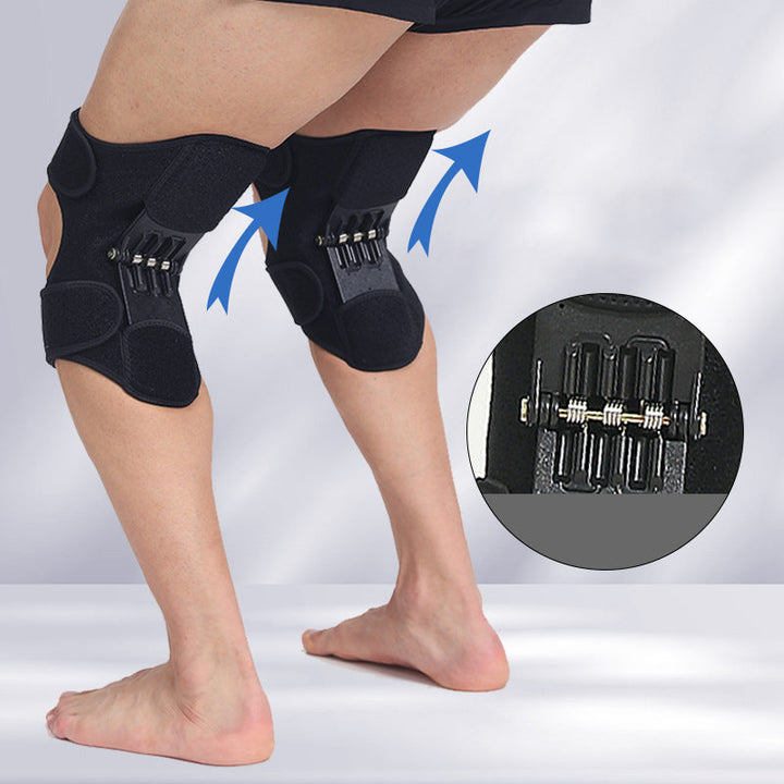 Robuste Kniebandage mit Scharnieren für Fitness & Sport, bietet Knieschutz & Stabilität bei orthopädischen Problemen.