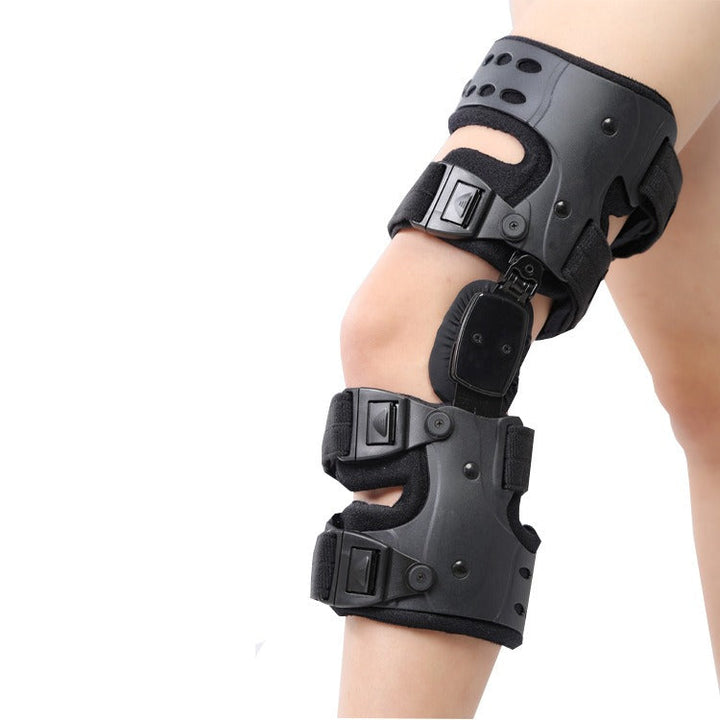 Unisex Knieorthese verstellbar, für Stabilität & Schmerzlinderung bei Arthrose & Sportverletzungen.