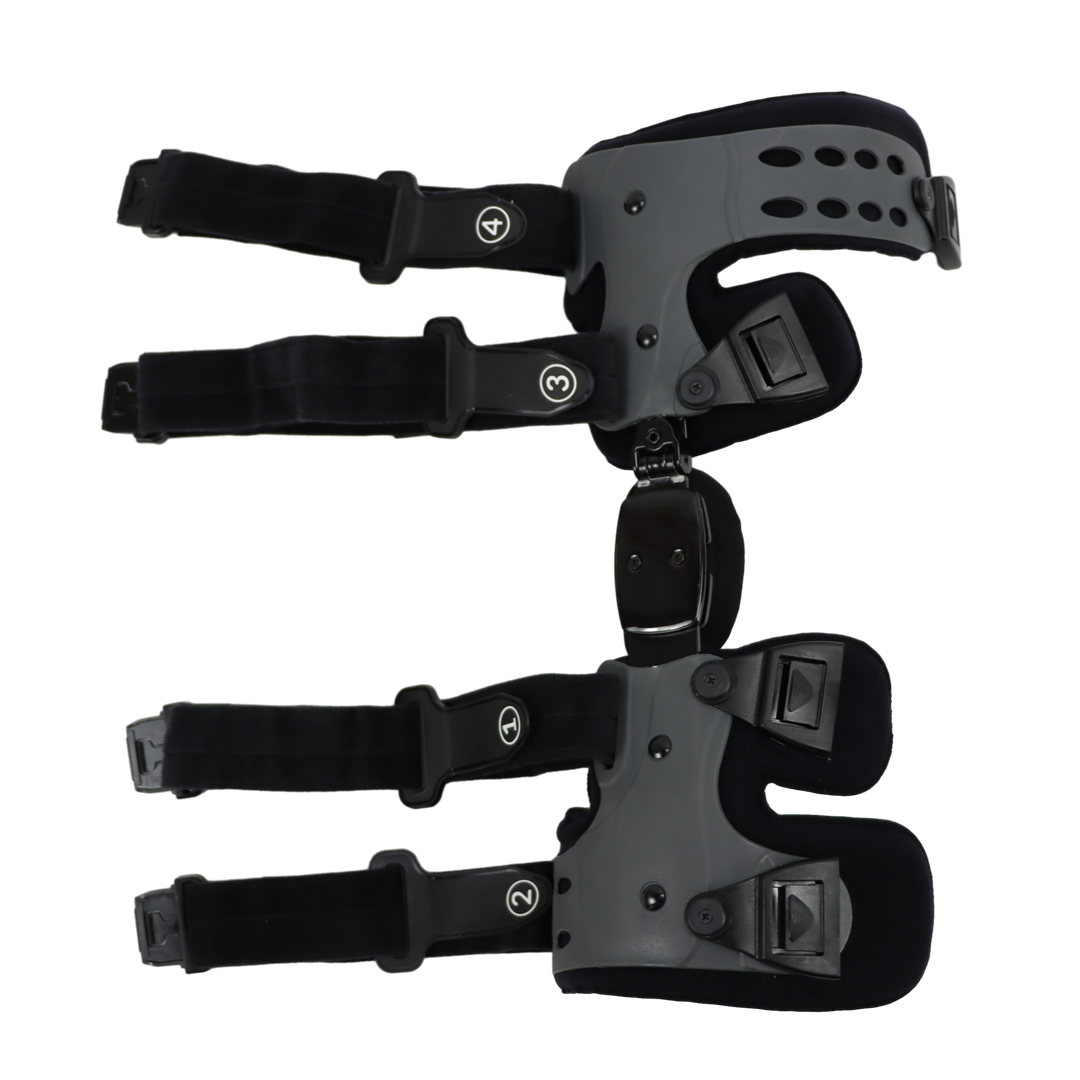 Stabilisierende Knieorthese unisex, ideal für Sportverletzungen und zur Rehabilitation des Knies.