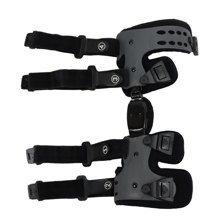 Stabilisierende Knieorthese unisex, ideal für Sportverletzungen und zur Rehabilitation des Knies.