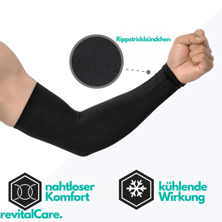 Unisex Kompressions-Armsleeve für Sport, Training, Regeneration & Alltag; fördert Muskelunterstützung.