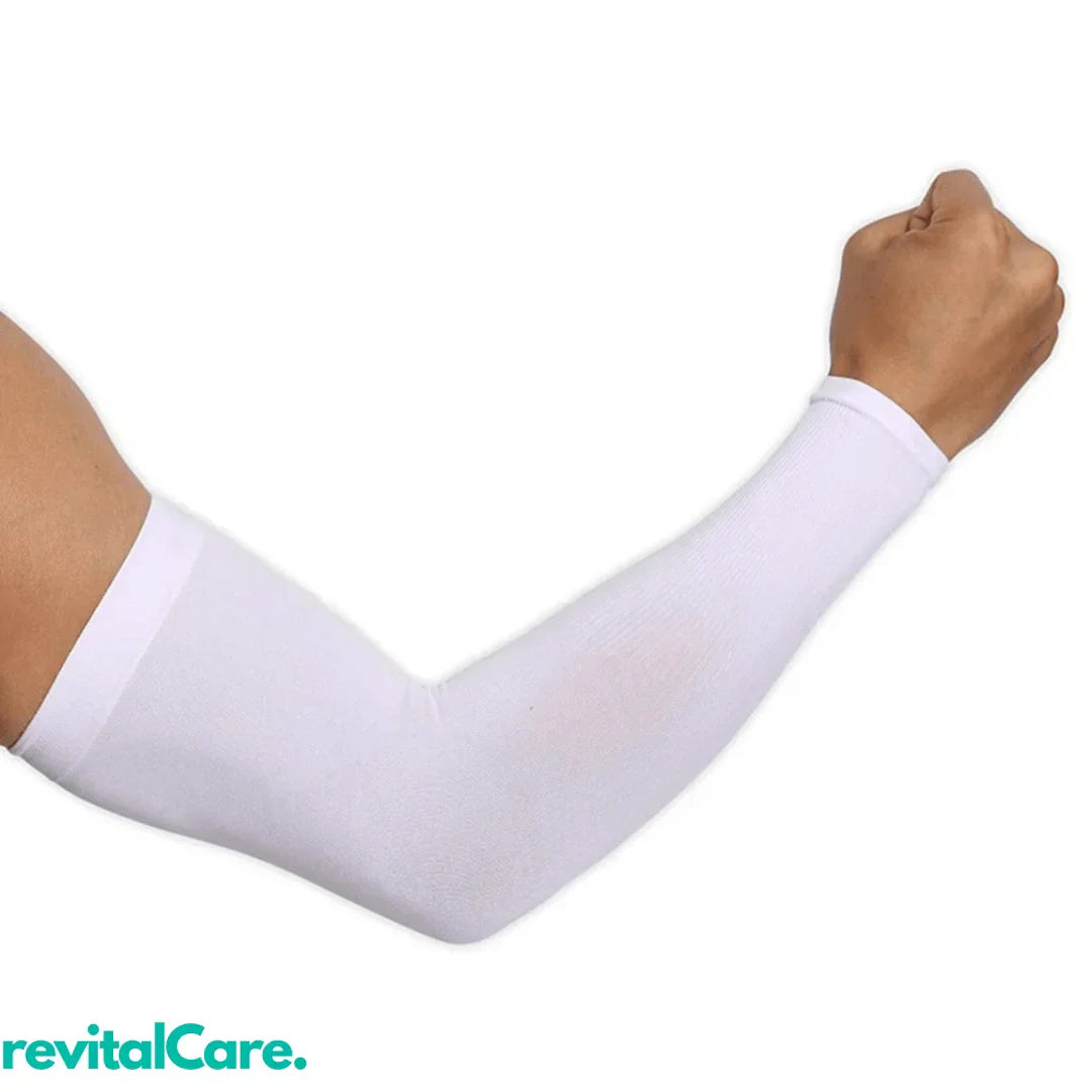 Gesunder Unisex Kompressions-Armsleeve zur Muskelunterstützung, Armschutz & Regeneration im Sport.