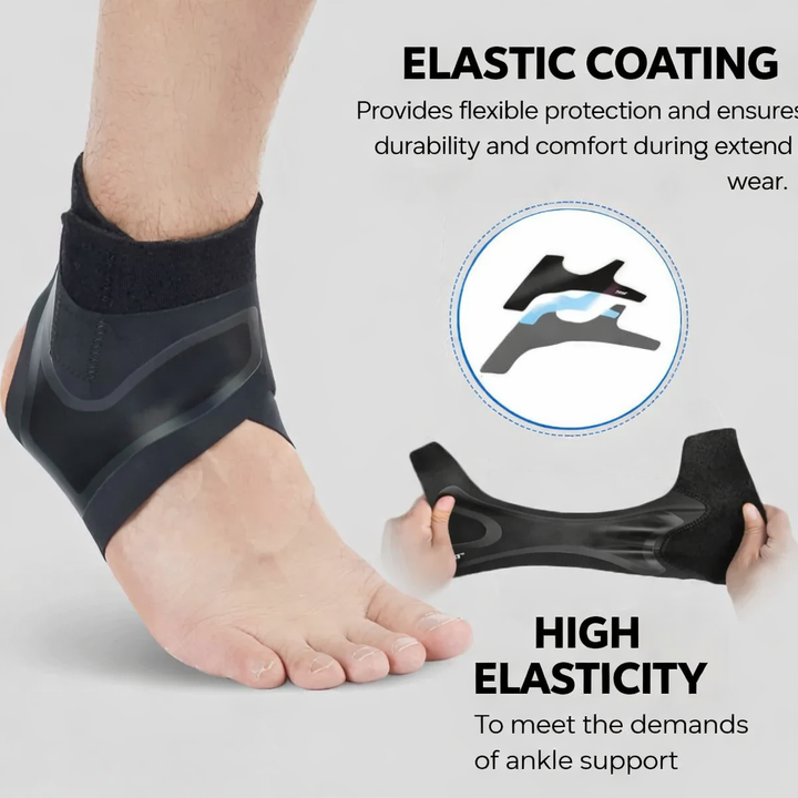 Bequeme Unisex Fußbandage mit Kompression, stabilisiert Ferse & Fußgewölbe, perfekt für den Alltag.