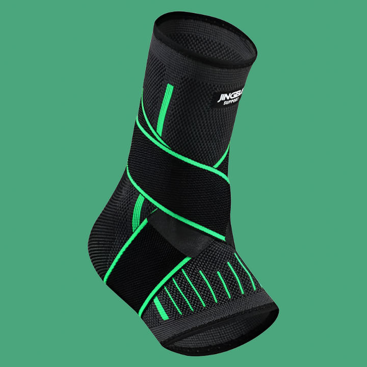 Unisex Kompressions-Knöchelbandage für Stabilität, Schmerzlinderung & Genesung. Atmungsaktive Gelenkstütze für Sport & Alltag.