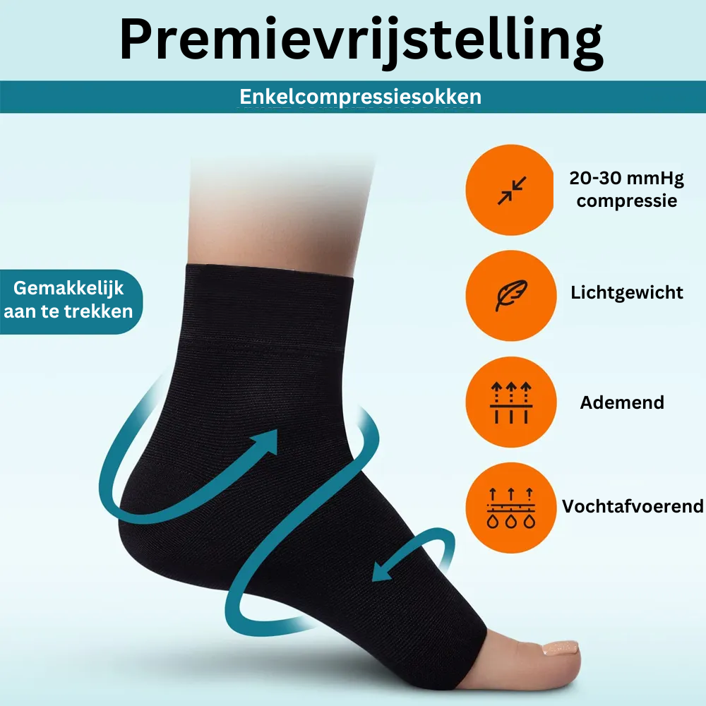 Unisex Kompressionssocken für den täglichen Komfort und Knöchelunterstützung.