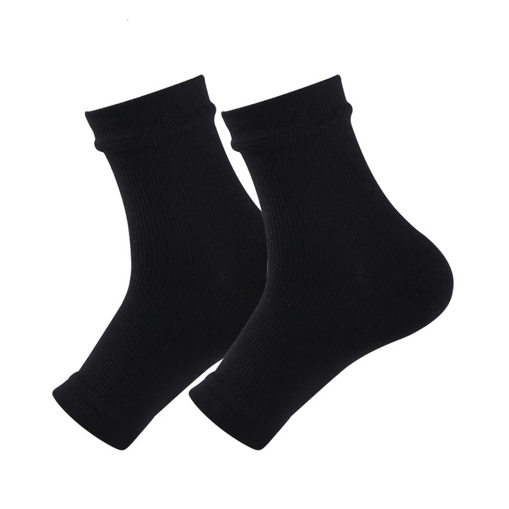 Knöchelsocken zur Linderung von Plantarfasziitis Schmerzen und zur Durchblutungsförderung.