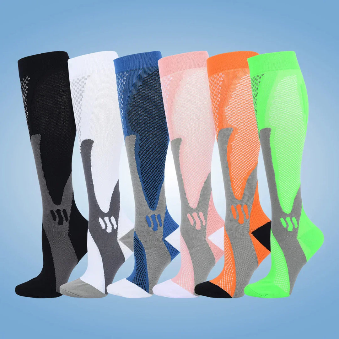 Orthopädische Socken für täglichen Gebrauch, unterstützen gesunde Beine und aktive Unterstützung.
