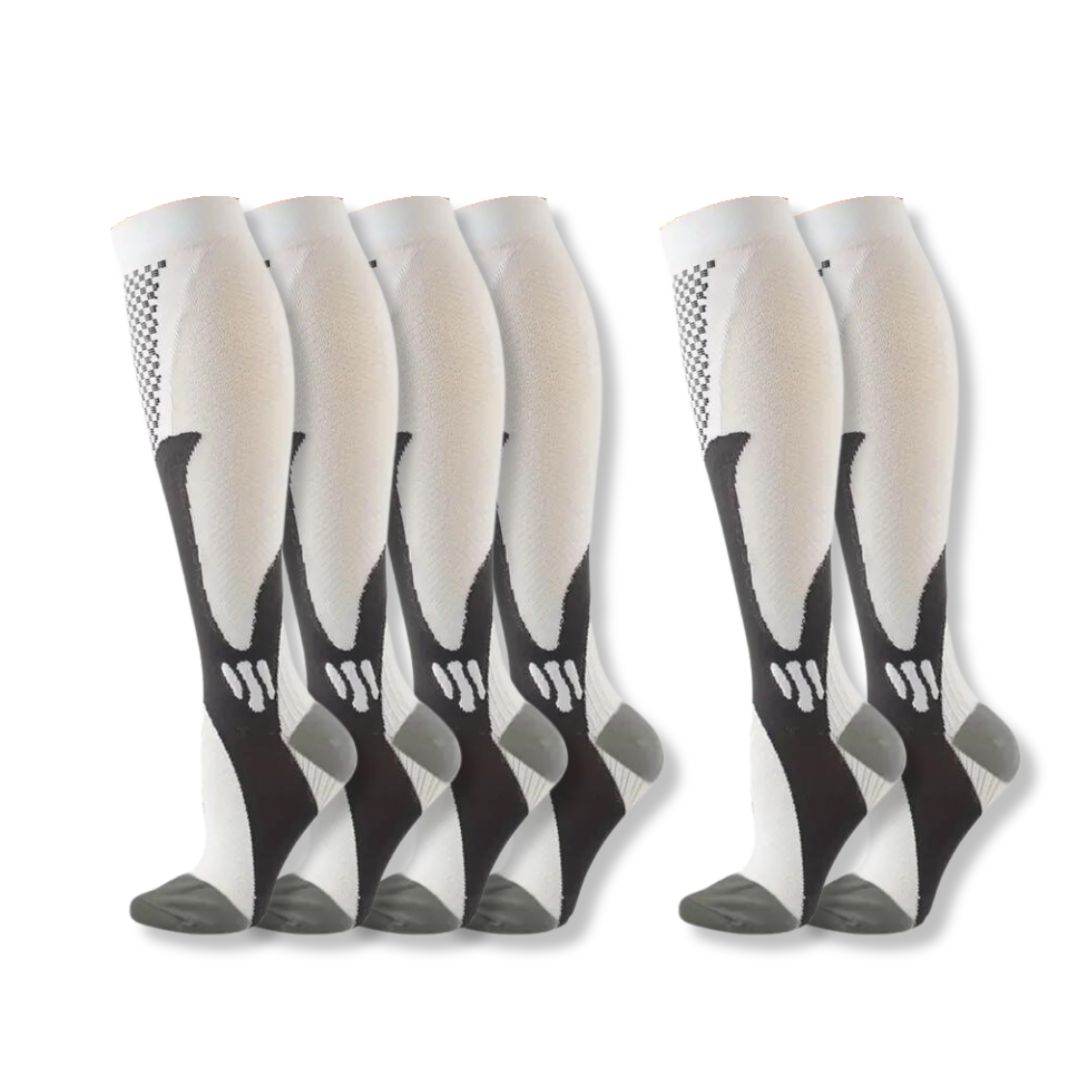 Kompressionsstrümpfe unisex, vital für Venengesundheit & Komfort bei Sport, Reisen, Alltag.