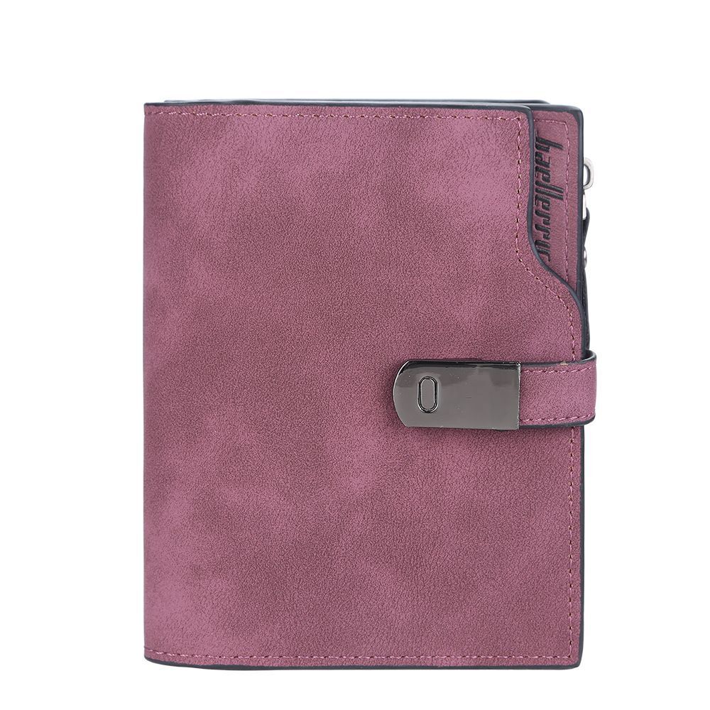 Rosa Kurzgeldbörse Unisex, Magnetverschluss, perfekt organisiert und taschenfreundlich.