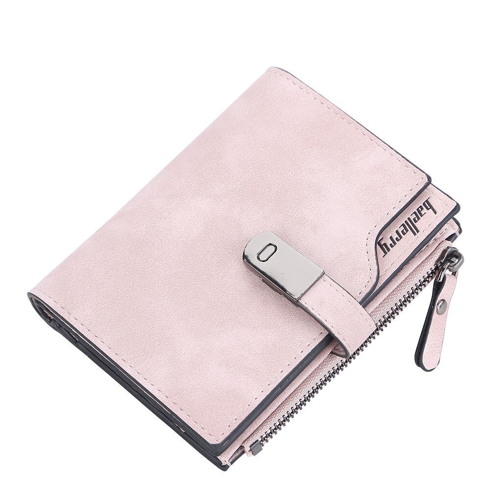 Moderne Unisex Geldbörse Rosa, Magnetverschluss, für perfekt organisierte Finanzen.