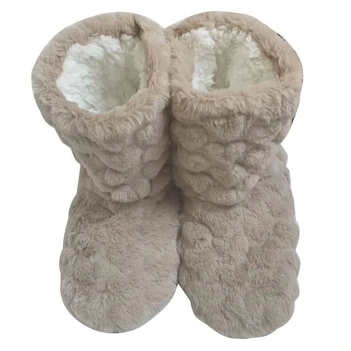 Unisex Kuschelsocken: warm, flauschig, rutschfest und plüschgefüttert für den Winter.