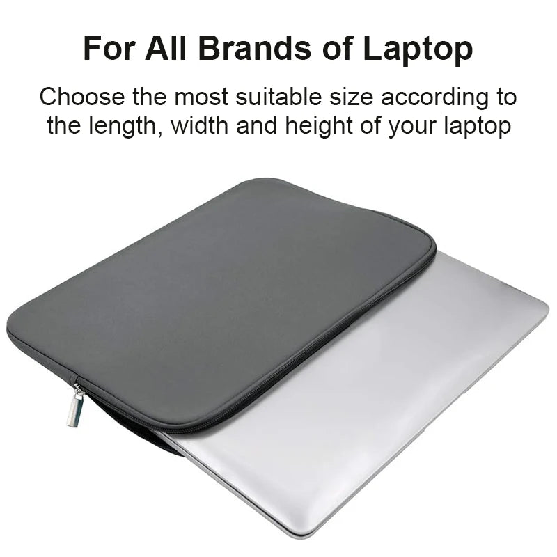 Schwarze Laptoptasche Unisex: Stilvolle Schutzhülle für Laptop und Zubehör. Ideal als Businesstasche.