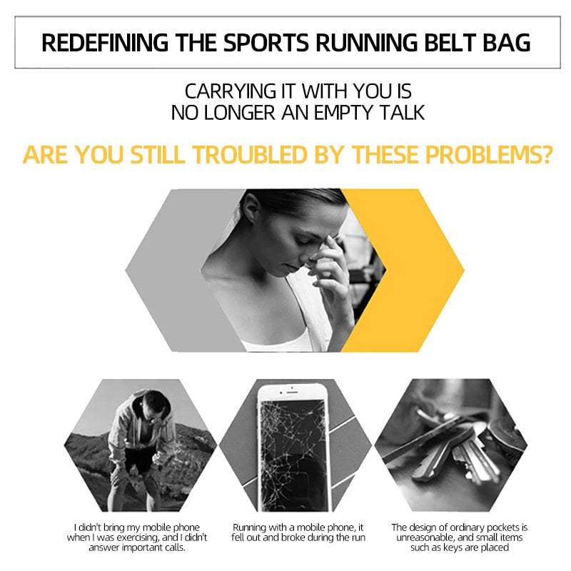 Unisex Sport-Handyhalterung, Bauchtasche reflektierend, für sicheren Outdoor-Lauf.
