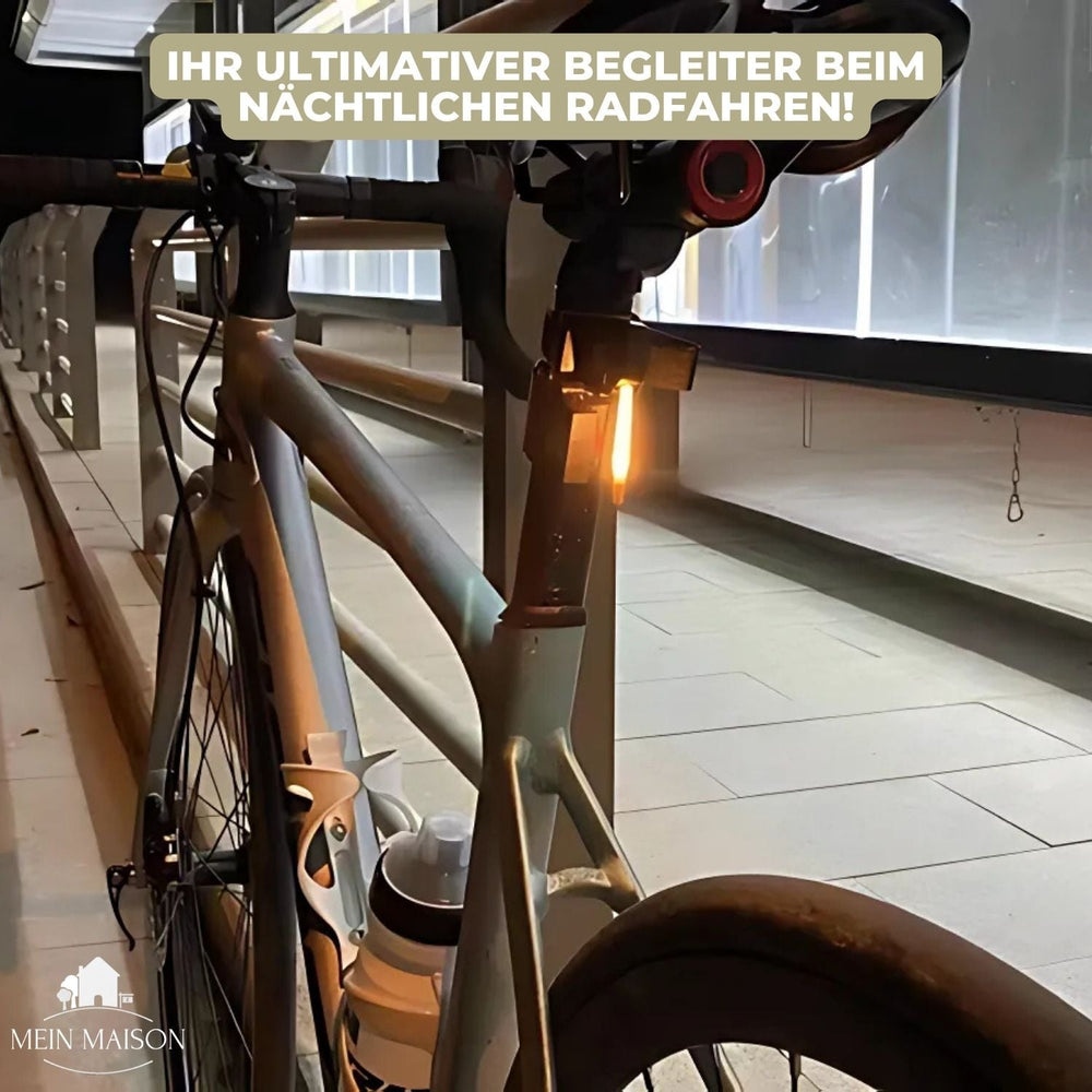 Helles, wetterfestes LED-Rücklicht für Fahrräder, erhöht die Verkehrssicherheit beim Radfahren.
