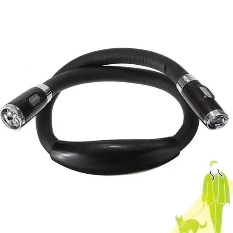 Verpackte Unisex LED Nackenlampe, ideal als Geschenk für Stricker, Häkler & Bastler.