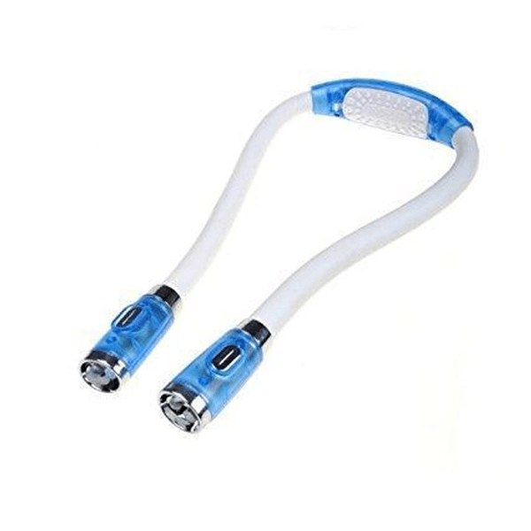 LED Nackenlampe mit 3 Farbtemperaturen & Helligkeitsstufen für optimales Licht bei Handarbeit.