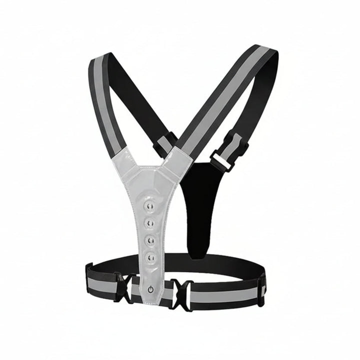 Vielseitige LED-Sicherheitsweste, unisex, für Sport, Joggen, Wandern, Fahrradfahren bei Nacht und schlechter Sicht.