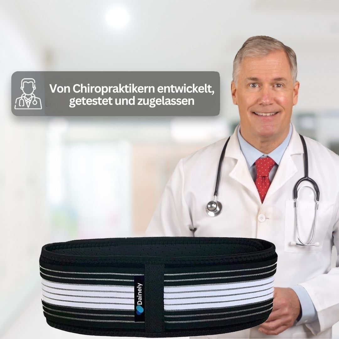 Unisex Stützgürtel für Lenden- & Beckenbereich. Bietet stabile Rückenstütze & Schmerzlinderung für alle Geschlechter.