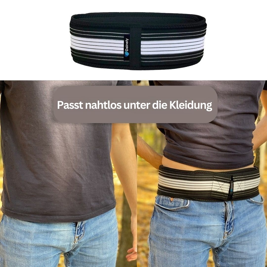 Ergonomischer Lendenstützgürtel zur aktiven Schmerzlinderung. Unterstützt Becken und Lendenwirbelsäule für mehr Mobilität.