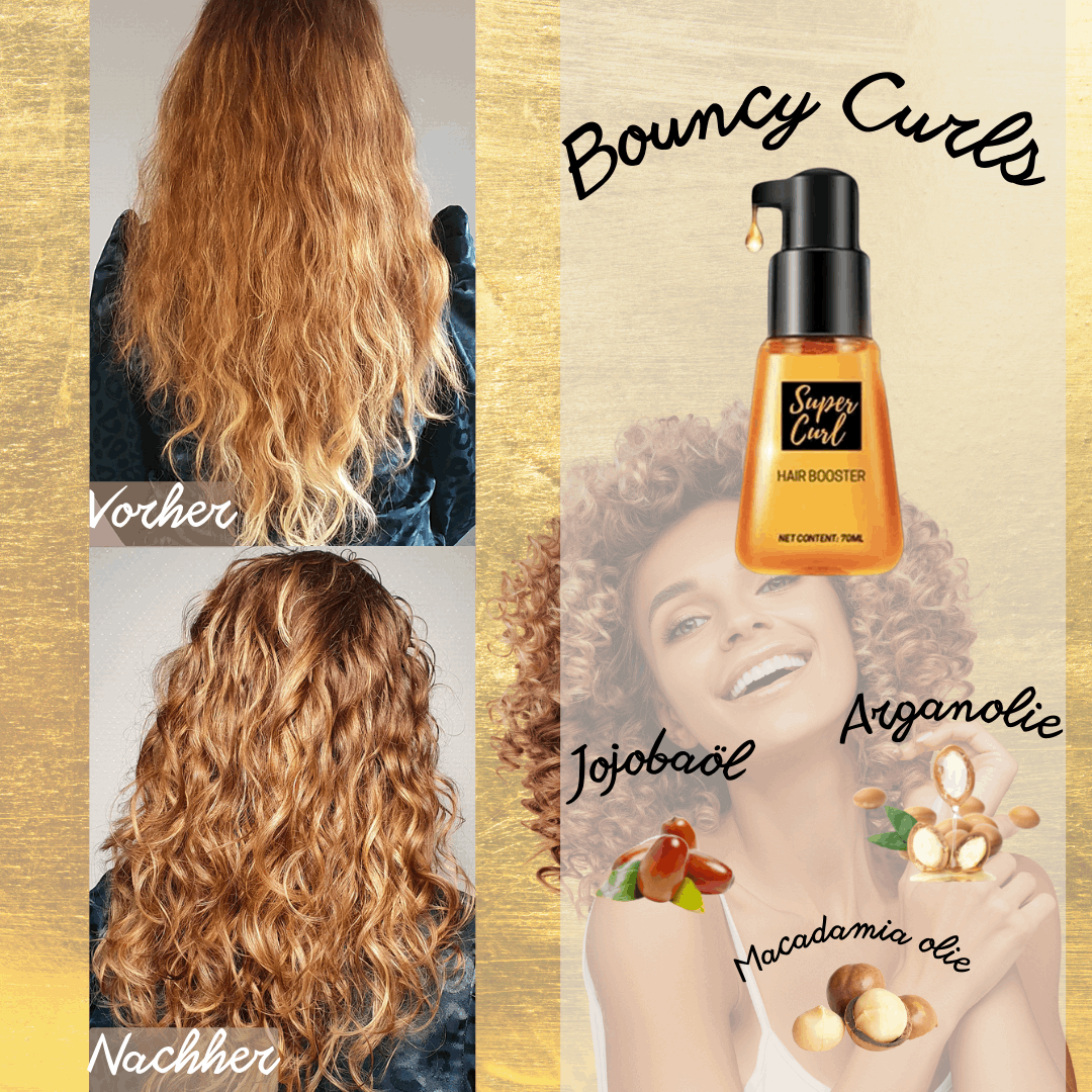 Unisex Locken Serum für definierte, glänzende Locken. Reduziert Frizz & verbessert die Sprungkraft. Effektive Haarpflege.