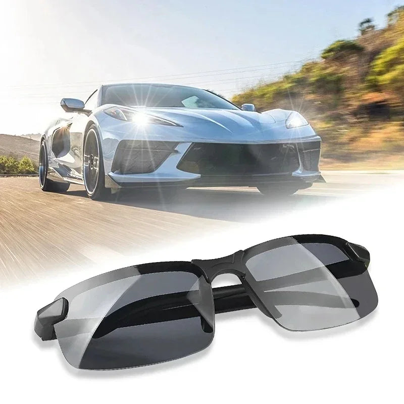 Stilvolle unisex Luminexx photochrome Sonnenbrille, selbsttönend für optimalen UV-Schutz bei Tag und Nacht.